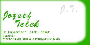 jozsef telek business card